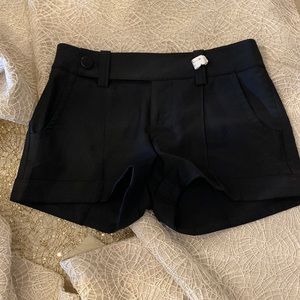 Bebe Pleated Black Dress Shorts. Lightly used.